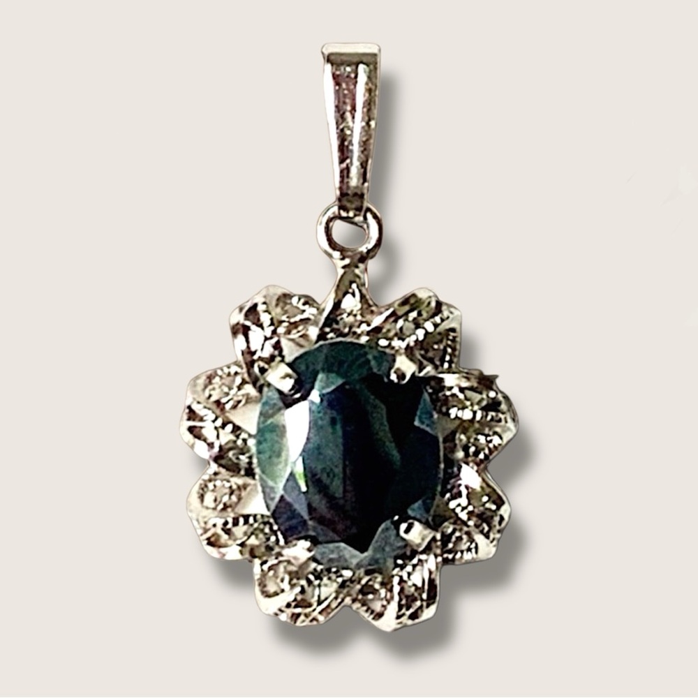 925 Sterling Silver Pendant Oval